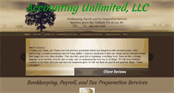 Desktop Screenshot of accounting-unlimited.net