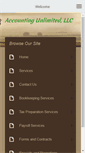 Mobile Screenshot of accounting-unlimited.net